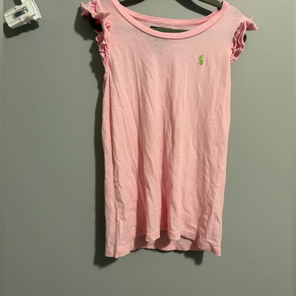 Ralph Lauren tshirt with ruffle sleeves